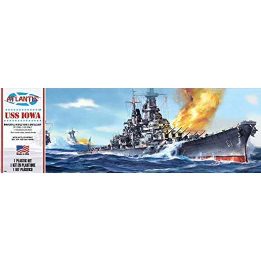 Model Kit Uss Iowa - プラスチックモデルキット USS アイオワ