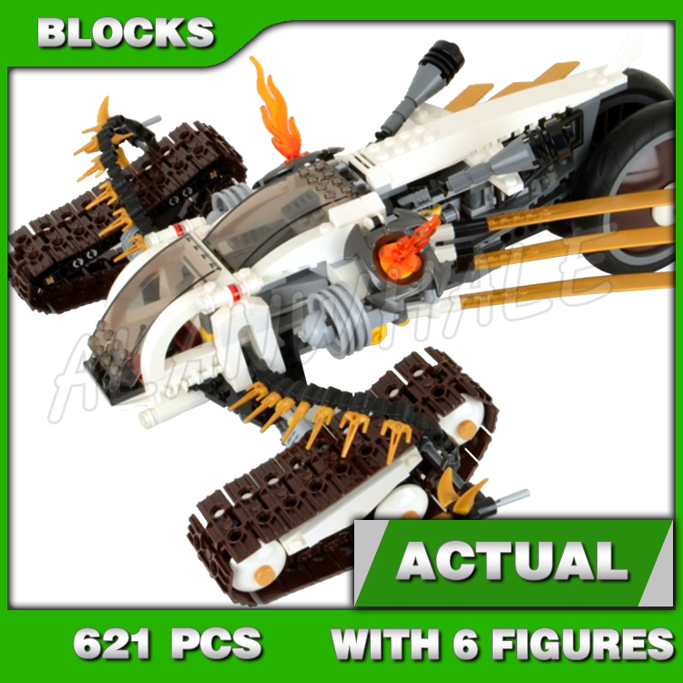 Model Kit Sonic - 621 個の忍者ウルトラソニックレイダー取り外し可能な飛行車両ブレードウィングスネーク 9788 ビルディングブロック子供用モデルと互換性あり