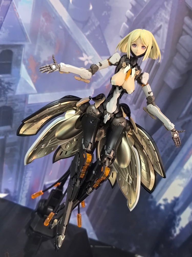 Model Kit Mecha Girl - 在庫ありオリジナルロサードスターフラワーリリーアニメメカガール1/10スケールフルアクション組み立てモデルキットRs-03フィギュアおもちゃギフト