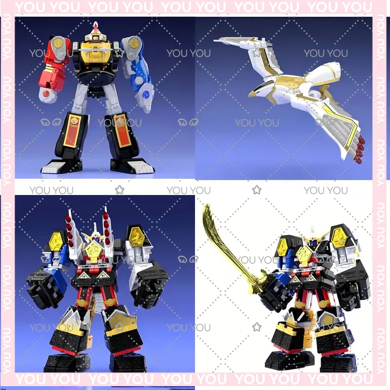 Model Kit Megazord - バンダイ純正 スーパーミニプラ SMP パワーレンジャー マイティパワーレンジャーとメガゾード アニメ