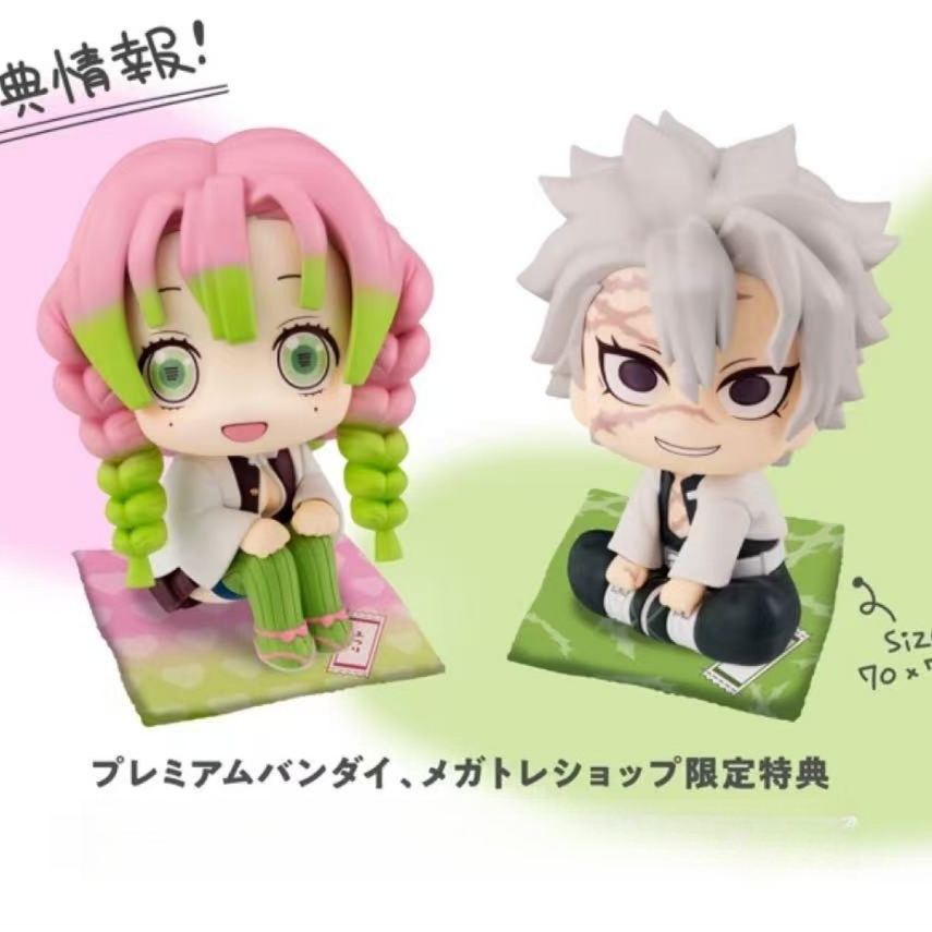 Model Kit Zenitsu - 鬼滅の刃アニメフィギュアセット - 竈門炭治郎、禰豆子、善逸、伊之助、九門、かわいいPVC製おもちゃモデル、ガレージキット、装飾品