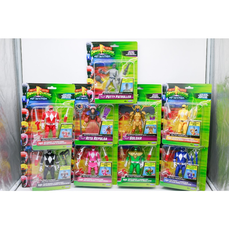Model Kit Megazord - プレイメイツ マイティ・モーフィン・パワーレンジャー リイグナイト オートモーフィン リタ・レプルサ ゴルダーパティパトローラー