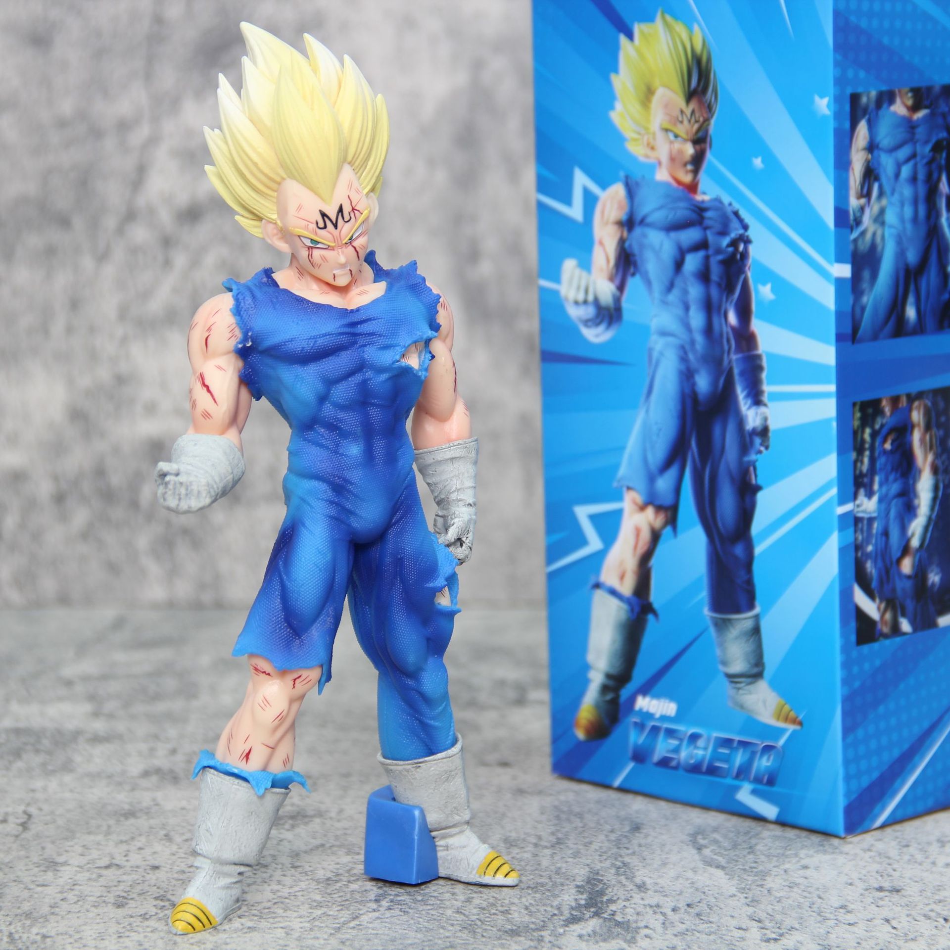 Model Kit Vegito - ドラゴンボール Z 超サイヤ人王子ベジータフィギュアハンドピース魔法の立位モデルアニメ装飾品