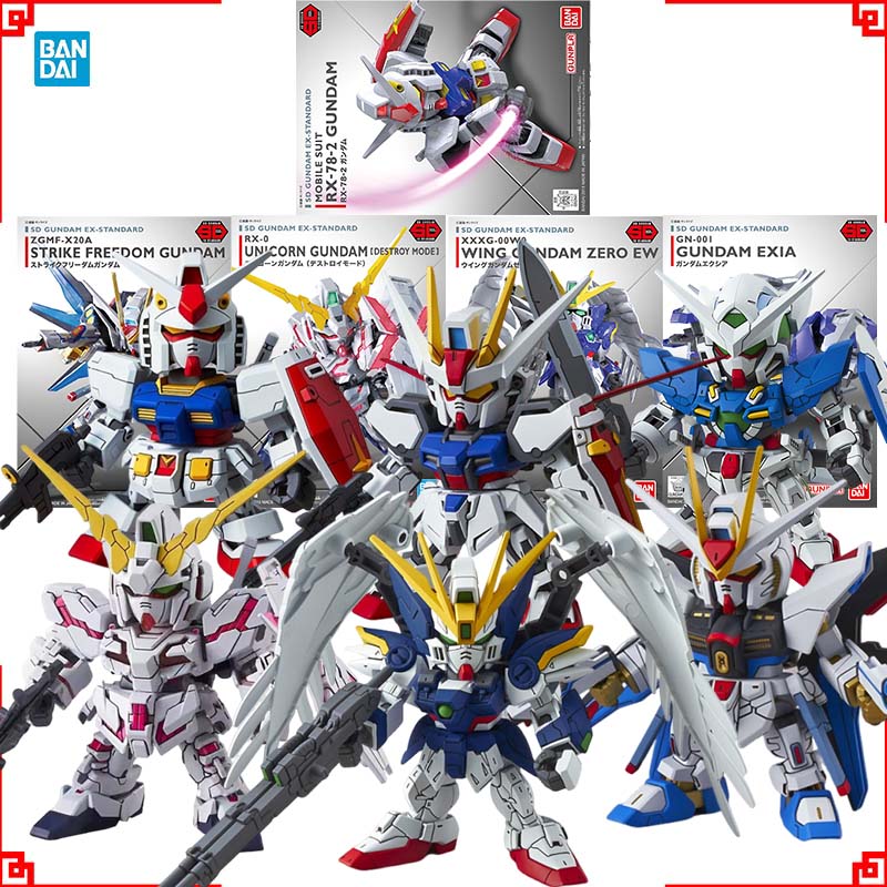 Model Kit Wing Zero - バンダイ ガンプラモデルキット SDEX ストライクフリーダム ユニコーン デストロイウィング