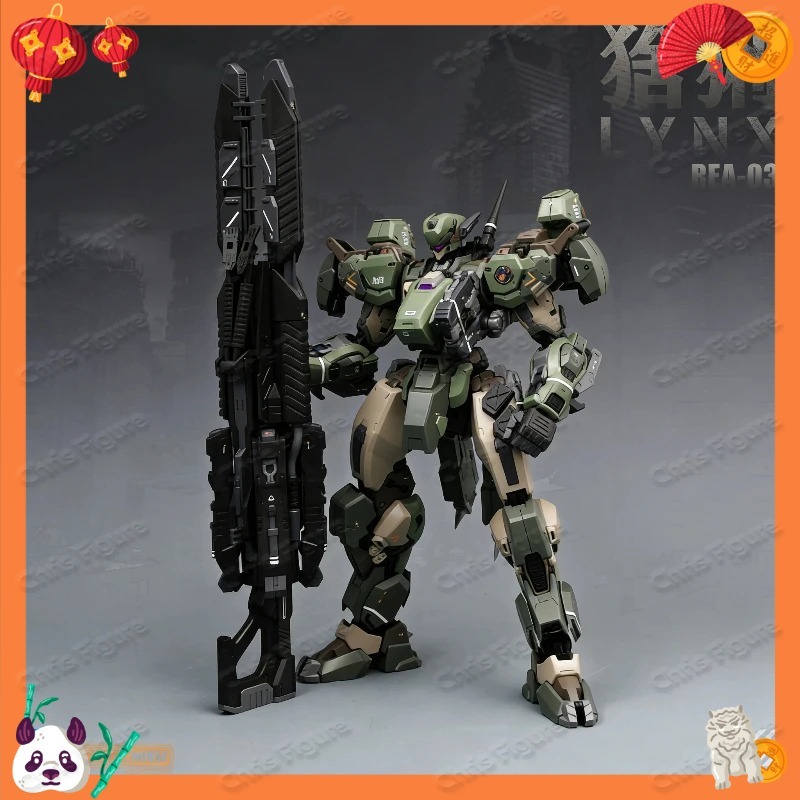 Model Kit Lynx - 在庫あり 1/100 REA-03 リンクス組み立てモデルキット リアルなSFメカ玩具 メンテナンスガレージスタンド付き