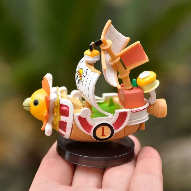 アニメワンピース 7 センチメートル船フィギュアルフィモデル - Model Kit One Piece Ship のレビューと価格