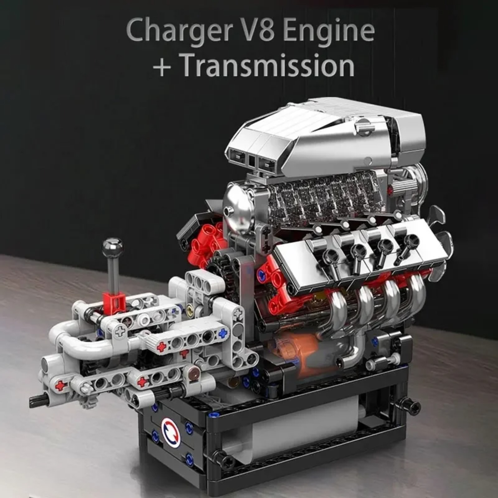Mould King 10225 V8エンジンモデル組み立て - Model Kit V8 Engine のレビューと価格