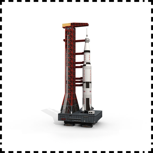 1:300スケールスサターンテレビロケットと起動パッドDIY - Model Kit Uss Iowa のレビューと価格