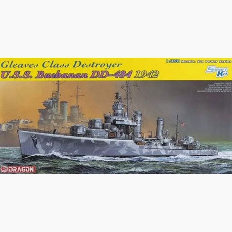 ドラゴン 1021 1/350 U.S.S. ブッチャナー  - Model Kit U Boat のレビューと価格