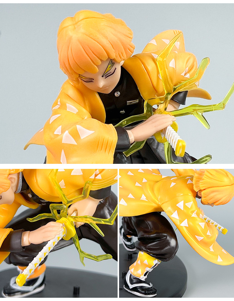 アニメデーモンスレイヤー PVC フィギュア炭治郎善逸 Ky - Model Kit Zenitsu のレビューと価格