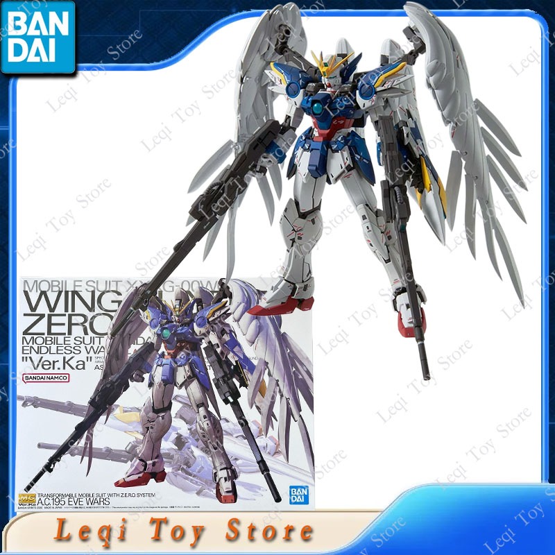 バンダイオリジナル本物の MG ガンダムモバイルスーツ XX - Model Kit Wing Zero のレビューと価格