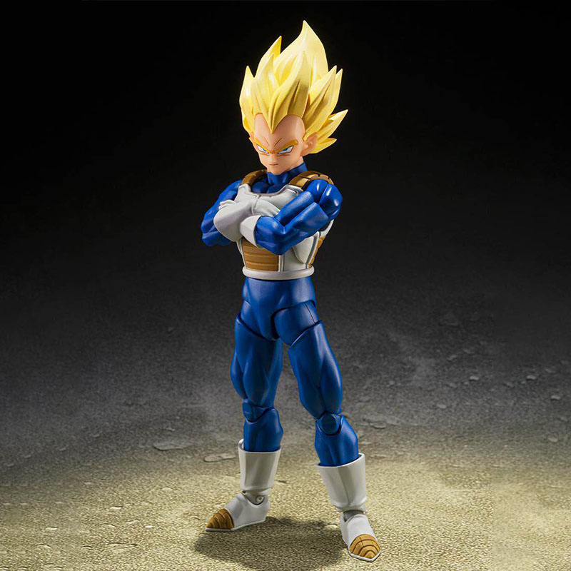 在庫あり本物のバンダイドラゴンボールモデルキット SHF ベ - Model Kit Vegito のレビューと価格