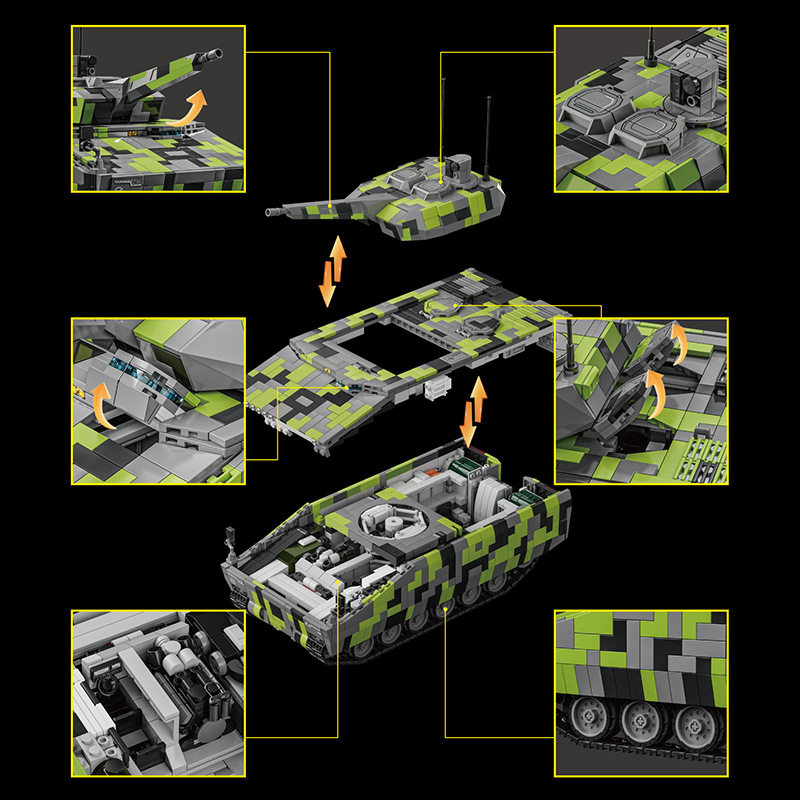 96011 モダンミリタリー KF41 リンクス歩兵戦闘車両 - Model Kit Lynx のレビューと価格