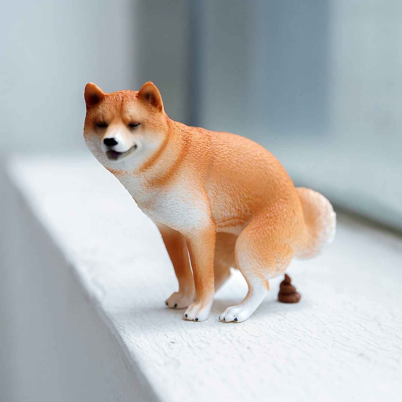 1/6スケール 面白い柴犬フィギュアセット うんち＆小便ポス - Model Kit Resin のレビューと価格