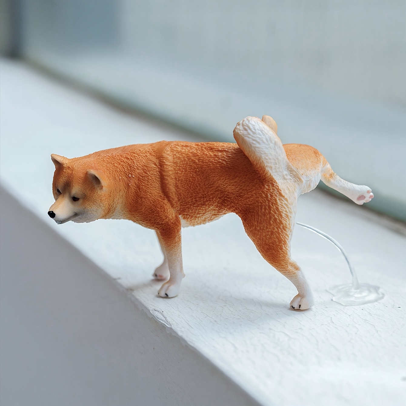 1/6スケール 面白い柴犬フィギュアセット うんち＆小便ポス - Model Kit Resin のレビューと価格