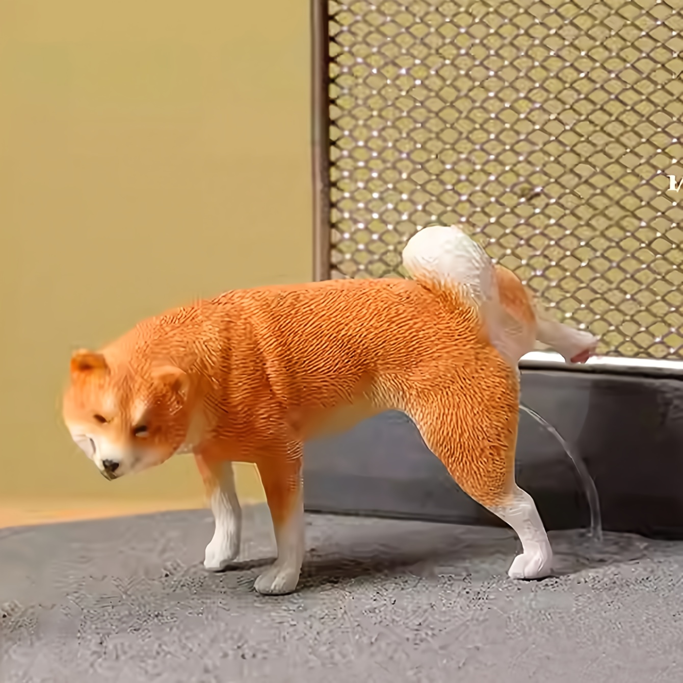 1/6スケール 面白い柴犬フィギュアセット うんち＆小便ポス - Model Kit Resin のレビューと価格