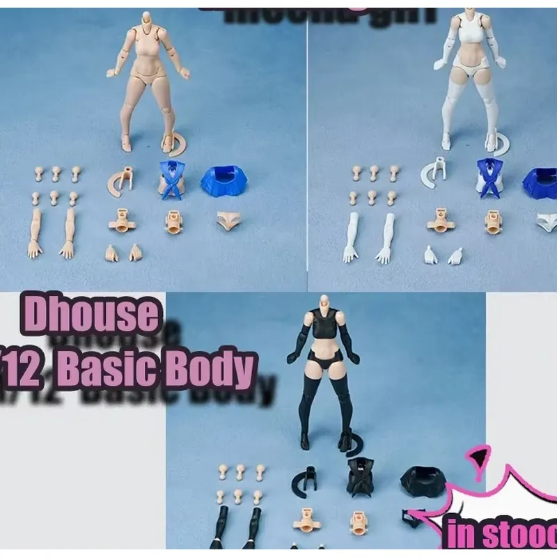 Dhouse 1/12 ガンダムガールベーシックボディアクシ - Model Kit Mecha Girl のレビューと価格