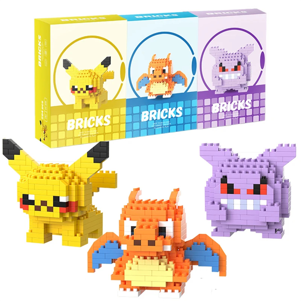 ポケモンマイクロビルディングブロックピカチュウドラゴナイトゲ - Model Kit Resin のレビューと価格