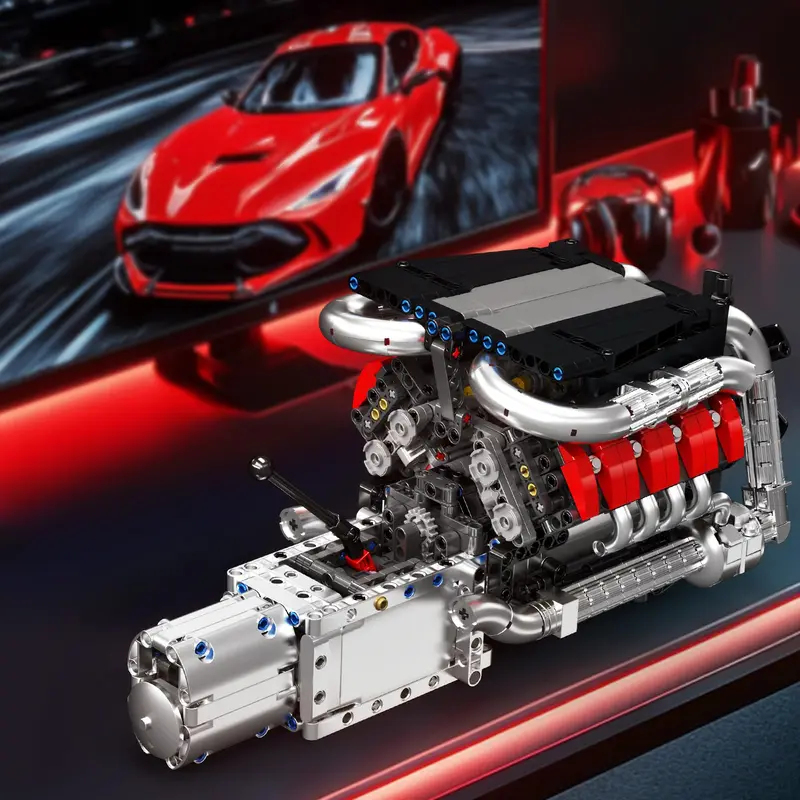 モールドキング 10203 1169ピース スーパーカー V - Model Kit V8 Engine のレビューと価格