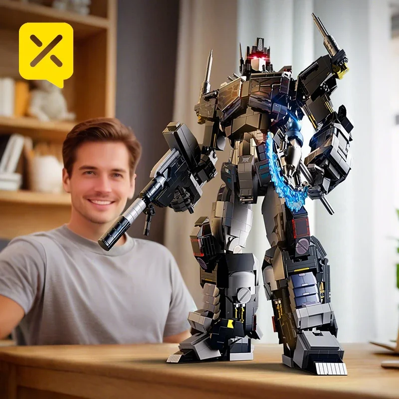 オプティマスプライム騎士トランスフォーマーロボットビルディン - Model Kit Optimus のレビューと価格