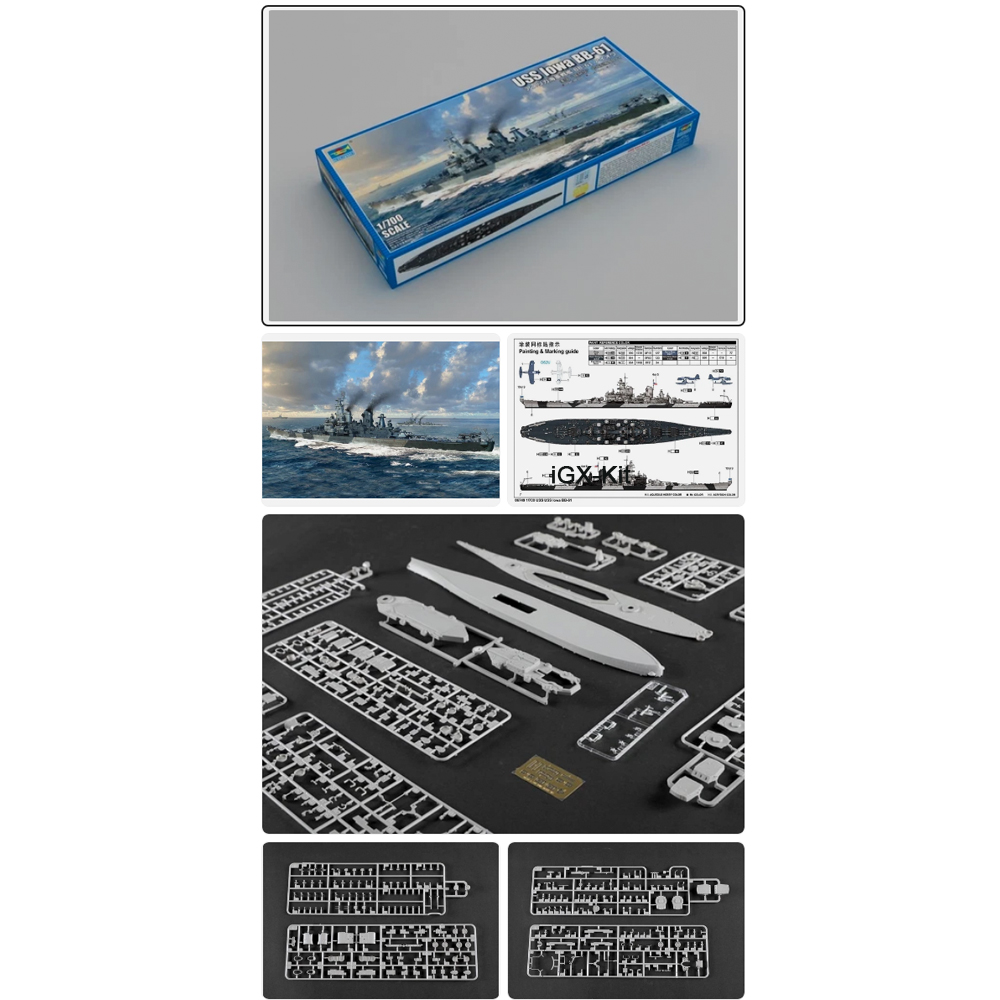 トランペッター 06749 1/700 スケール USS ア - Model Kit Uss Iowa のレビューと価格