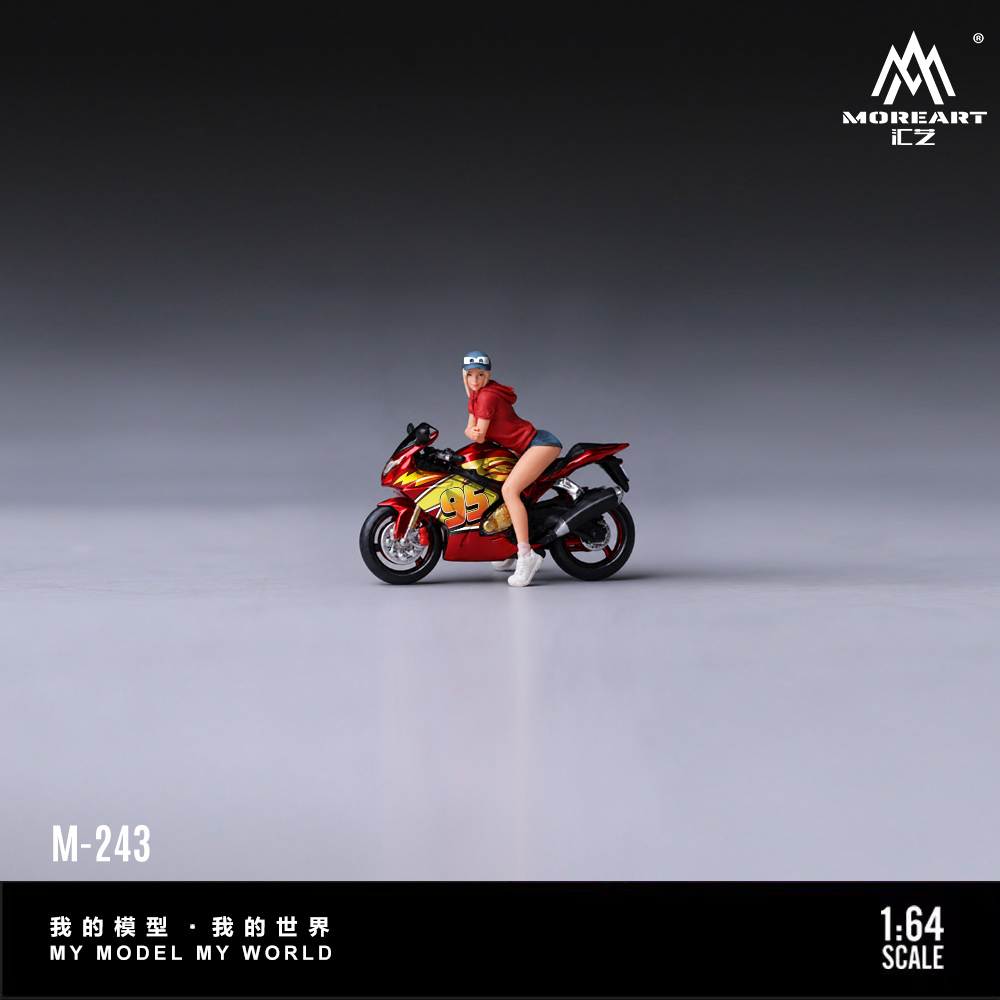 MoreArt 1:64 レジン製モデルバイク ライトニング - Model Kit Resin のレビューと価格
