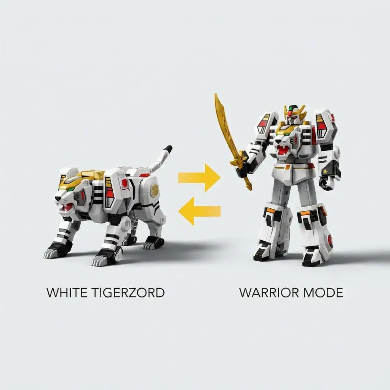 プレイメイツ パワーレンジャー リイグナイト ホワイトタイガ - Model Kit Megazord のレビューと価格