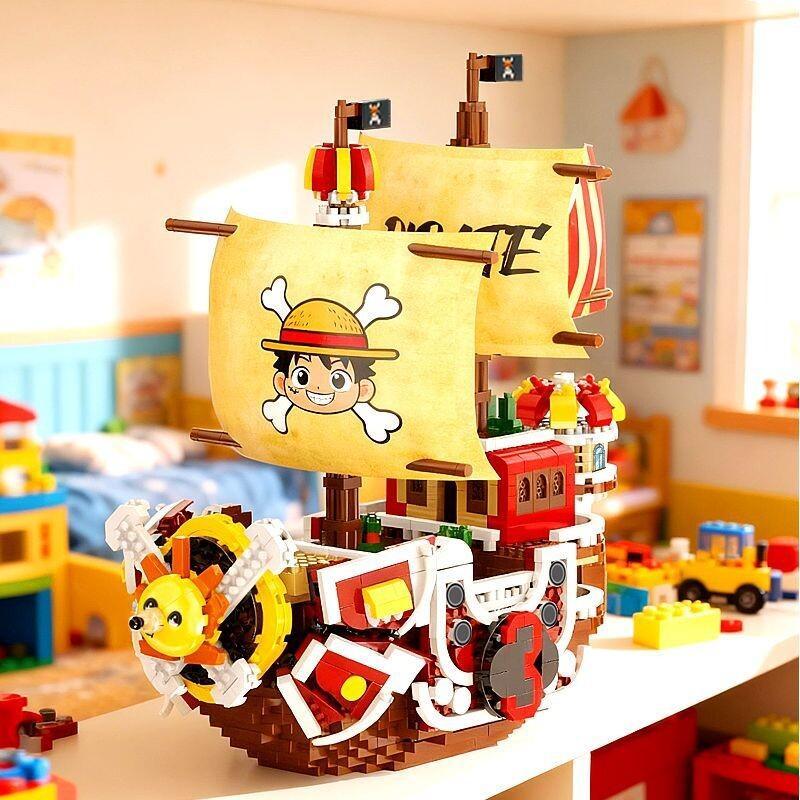 ワンピース モンキー・D・ルフィ サウザンド・サニー号 組み - Model Kit One Piece Ship のレビューと価格