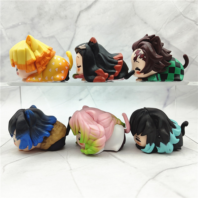 6 ピース/1 セットアニメデーモンスレイヤー竈門禰豆子炭治 - Model Kit Zenitsu のレビューと価格