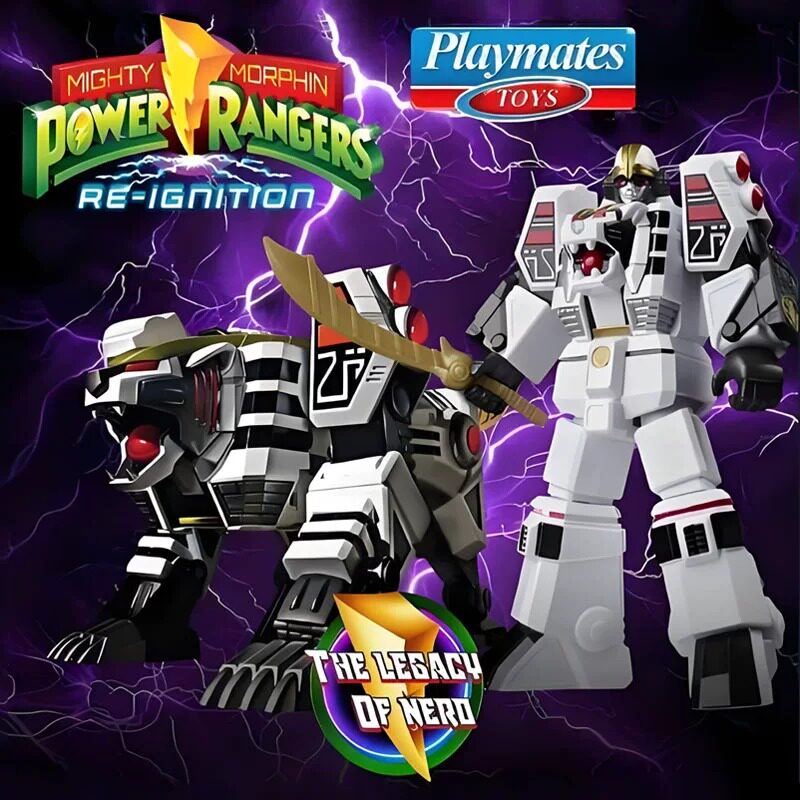 新しい本物のプレイメイツおもちゃホワイトタイガーゾードパワー - Model Kit Megazord のレビューと価格